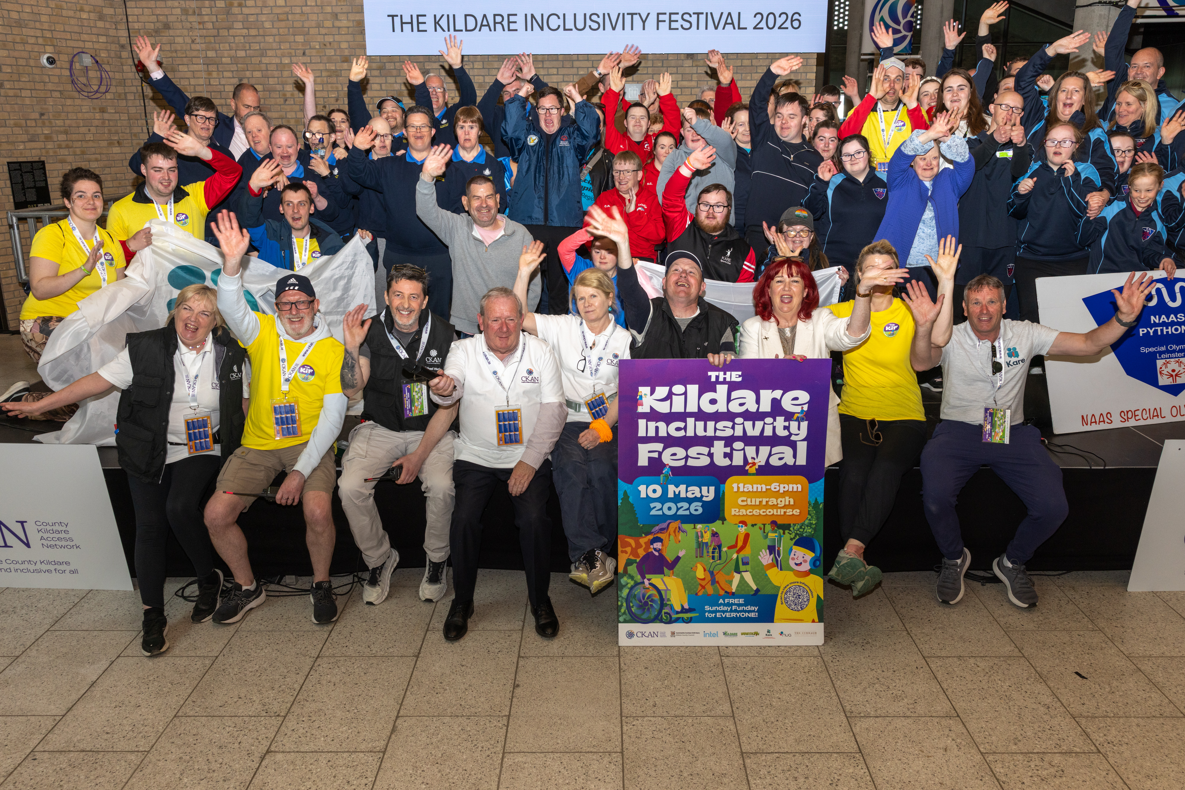 Kildare Inclusivity Festival 2026 group photo. 